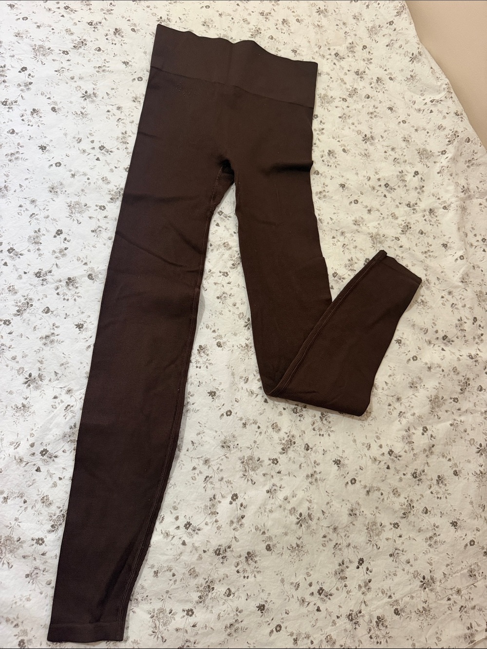 Babaton Brown High-Waist Leggings